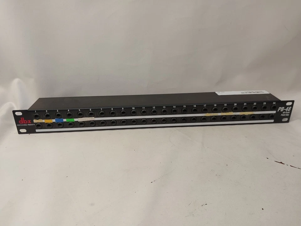 dbx PB-48 48-point 1/4" TRS Balanced Patchbay Works Great  - Image 1 of 4