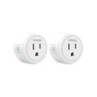 Mini Smart Plug, Wi-Fi Outlet Socket Compatible with Alexa and Google Home, R...