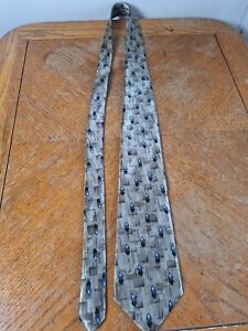 StringBeans Geometric Pattern Mens Tie Necktie