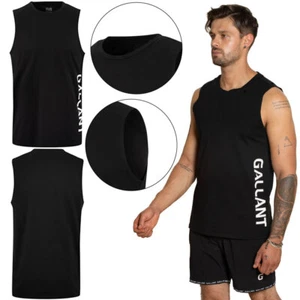 Mens Sleeveless Vest Summer Training Muscle Bodybuilding Gym Tank Tops Sports - Picture 1 of 9