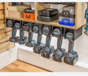 Supporto/Montaggio universale per trapano senza fili (Makita, DeWalt, Bosch, Festool) - 2 CT - Foto 1 di 5