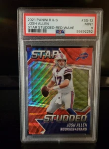2021 Panini Rookies & Stars - Star Studded Red Wave #SS-12 Josh Allen - Picture 1 of 2