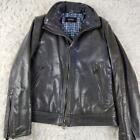 Burberry  Black Label Lamb Leather Biker Jacket