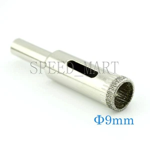 9mm Diamond coated hole saw core drills drill bit glass Tile Marble Ceramic - Picture 1 of 2