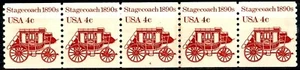Stagecoach Original Overall Tag Plate 4 PNC5 MNH Scott's 1898A - Picture 1 of 2