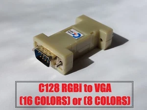 Commodore 128 C128 16-Color, 80-Column RGBi 15Khz RGB VGA Adapter PERFECT IMAGE - Bild 1 von 19