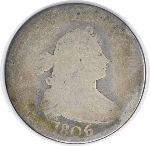 1806 Bust Silver Quarter AG Uncertified #257 Cover