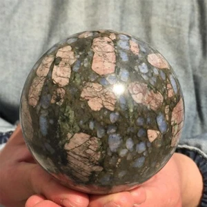 0.81kg Natural Rhyolite crystal Ball Quartz Crystal Sphere Reiki  - Picture 1 of 10