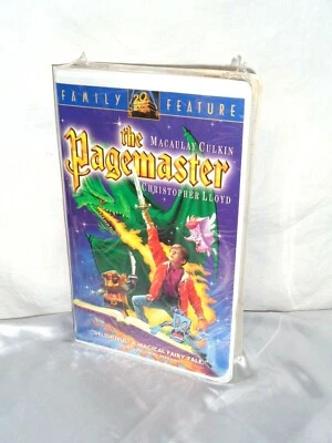 The Pagemaster Macaulay Culkin Christopher Lloyd (VHS, 1995, Clamshell) - Image 1 of 4
