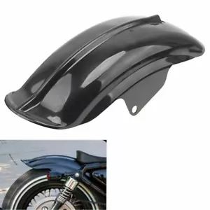 Universal Motorcycle Rear Fender Mudguard For Harley Chopper Bobber Cafe Racer - Picture 1 of 11