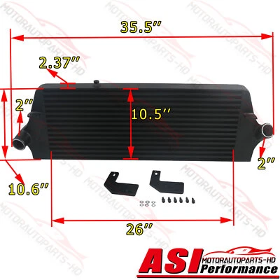 Front Mount Aluminum Intercooler For 2005-2010 07 Ford Focus ST225 MK2 Gen3 2.0L - Image 1 of 4