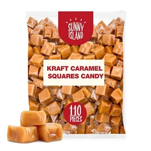 Kraft Caramels Squares Cubetti di Caramelle, Avvolti Singolarmente, 2 Libbre Bulk - Foto 1 di 6
