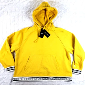 NEW Homme + Femme Size MEDIUM Oversized Heavyweight Hoodie Sweatshirt Yellow NWT - Picture 1 of 12