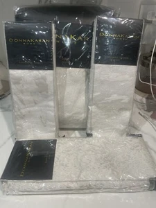 DONNA KARAN Seduction Jacquard KING Duvet Cover+2Standard, 1Euro Shams. New! - Picture 1 of 12