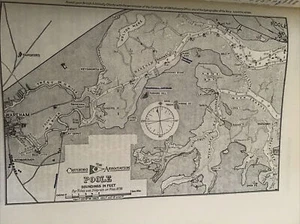 VINTAGE SEA CHART / NAUTICAL MAP 1961 - Poole   - To Frame? - Picture 1 of 1