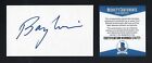 Barry Levinson signed 3"x 5" card BAS Authenticated Filmaker Screenwriter