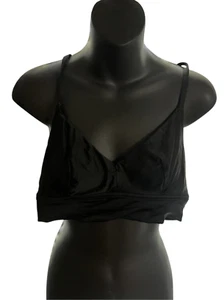 VERY NICE WOMEN Aerie black bralette size large GOOD CONDITION - Picture 1 of 7