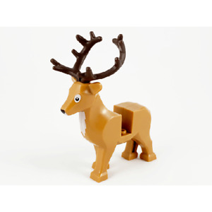 LEGO Renne - 51493c01pb01  - Animal Medium Nougat - Noël - Deer - Set 40499
