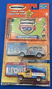 MATCHBOX ACROSS AMERICA 50TH BIRTHDAY SERIES 2 PACK CONNECTICUT & MINNESOTA NEW - Picture 1 of 10