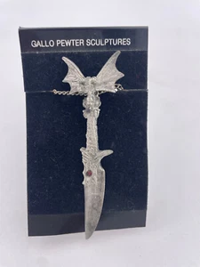 Gallo Pewter Sculptures-Necklace - GLO-N-009 - Picture 1 of 1