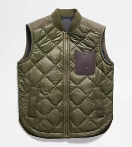Authentic Tods Mens Quilted Down Royal Green Gilet 38 IT 48 UK M RRP £1495 New - Picture 1 of 13