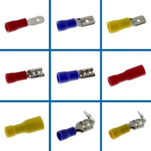 Flat plug & Flat receptacles insulated 0,5-6,0mm² Cable lug Connectors - Picture 1 of 5