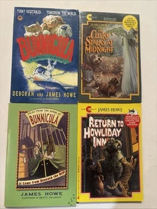 4 Vintage Bunnicula Paperback Book Lot Celery Stalks, Return Howliday Inn, Tales - Picture 1 of 3