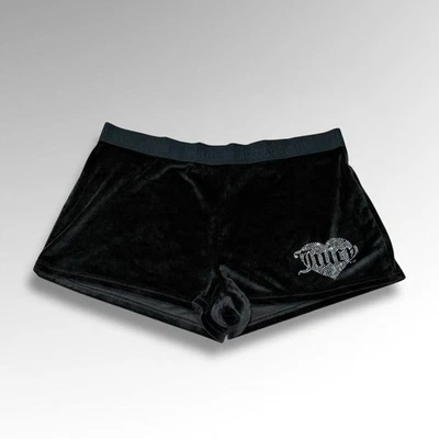 Juicy Couture丝绒水钻短裤 — 第 1/4 张图片