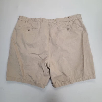 Nautica Shorts Mens 48 Beige Chino Classic Comfort Flat Front Casual - Image 1 of 4