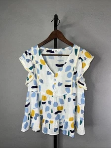 THML Manga Flutter Too Mujer Mediana Multi Flecos Detalle Boho - Imagen 1 de 8