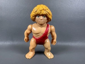 Vintage Playskool Caveman Definitely Dinosaurs 1987, Blonde Hair Red Singlet - Picture 1 of 6
