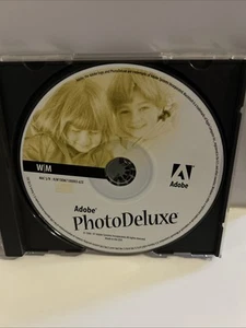Vtg Adobe Photo Deluxe v2.0 Windows & Macintosh MAC CD ROM Software Disc 96-97 - Picture 1 of 3