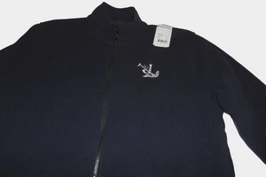 NEW NWT ST. JOSEPH BY THE SEA UNIFORM JACKET LOGO NAVY FLEECE ADULT UNISEX LARGE - Picture 1 of 4