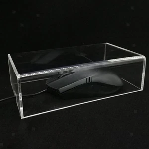 Mäuse-Staubschutz, Acryl-Mäuse-Abdeckung, professionell, transparent, einfach - Afbeelding 1 van 6