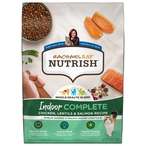 Rachael Ray Indoor Complete Premium natürliches Katzentrockenfutter, Huhn mit Linsen... - Bild 1 von 8