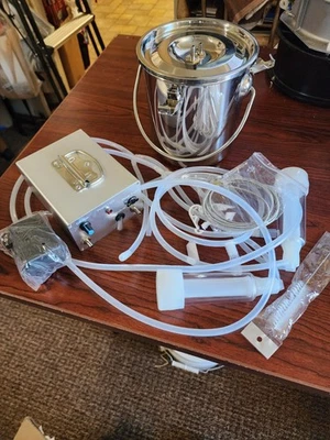 Máquina de ordeño de cabra 3L, aspiradora de pulsación de succión continuamente ajustable Ele... Foto 1 de 4