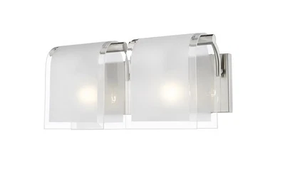 Z-Lite 169-2V Zephyr 2 Light Vanity Light - Nickel - Image 1 of 4
