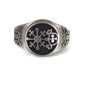 #62 Valac Ring The Lesser Key of Solomon Goetia 72 Demons + Optional pendant - Picture 1 of 10