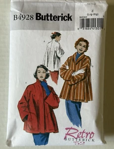 Butterick Sewing Pattern Retro '52 B4928 Misses Jacket Sz Z Lg To XL Cut 2006 - Picture 1 of 7