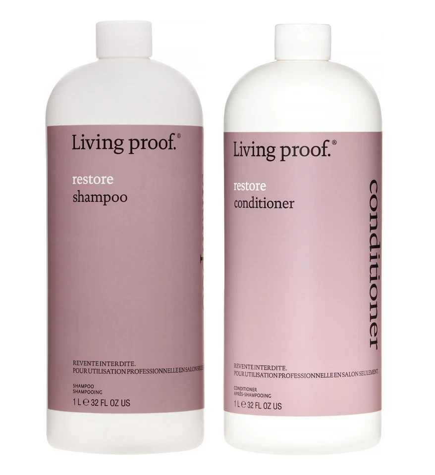 Living Proof Restore Shampoo & Conditioner (32 oz) Liter Combo Set Hydration - Image 1 of 1