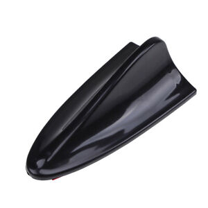 Car Truck Shark Fin Roof Antenna Small Decorative Aerial Black Cover Universal