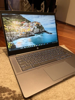 HP Chromebook 14b-na0000sl | 14", AMD Ryzen 3 3250C, RAM 8 GB, SSD 128 GB - Immagine 1 di 4