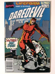Vintage 1990 DAREDEVIL Annual #6! Vs. Lifeform! TYPHOID MARY! Copper-Age Marvel! - Picture 1 of 2