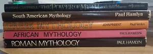 Mythology Africa Roman Greek South American Set of 4 Paul Hamlyn + Power of Myth - Foto 1 di 6