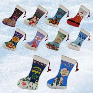 Personalisierter Weihnachtsstrumpf Geschenk Junge Mädchen Nikolaus Strumpfbeutel Xmas 28 - Bild 1 von 11