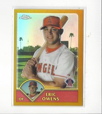 2003 Topps Chrome Baseball Gold Refractor Singles xxx/449 - You Choose