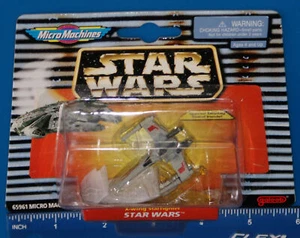 STAR WARS MICRO MACHINES X-WING FIGHTER singolo cardato 1997 Kay-Bee escl. Galoob - Foto 1 di 1