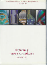 Katalog: Glas-Spezialversteigerung  Europäisches Glas,16/17.-20.Jhd.,Studioglas 