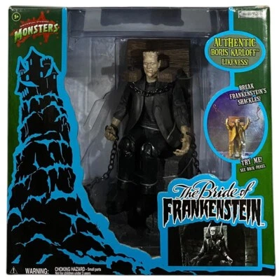Figura de acción Universal Monsters Bride of Frankenstein JAKKS Pacific NUEVA 2003 Foto 1 de 4