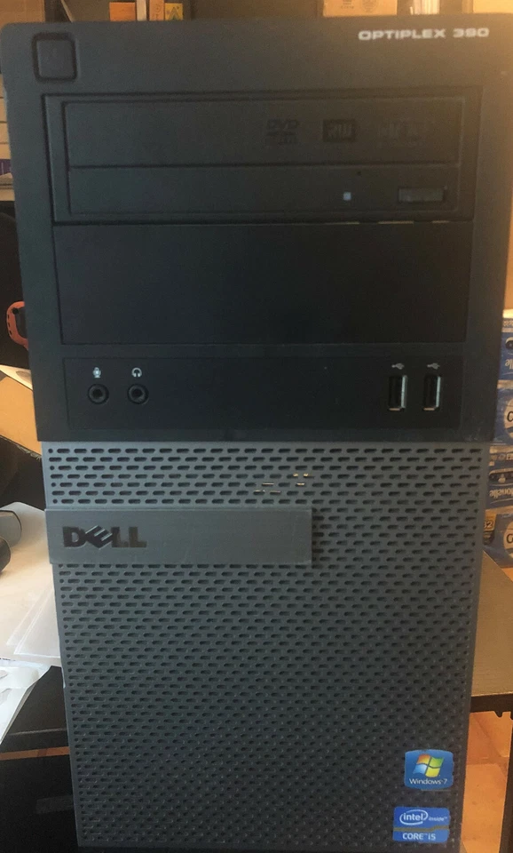 Dell Optiplex 390 MT Intel Core i5 2400, 3.10GHz, 4GB RAM Windows 10 64 500GBHDD - Image 1 of 3